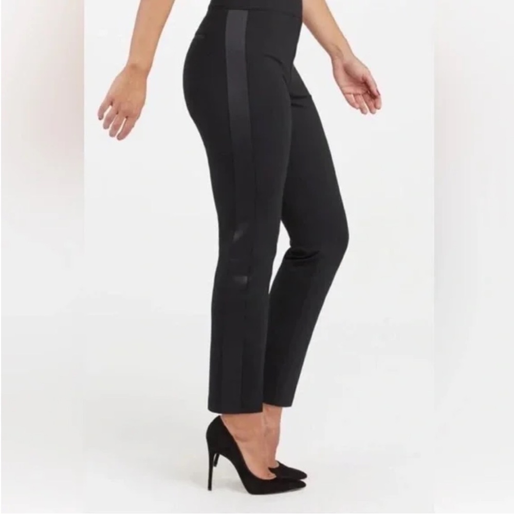Spanx The Perfect Pant Tuxedo Satin Stripe SX XL